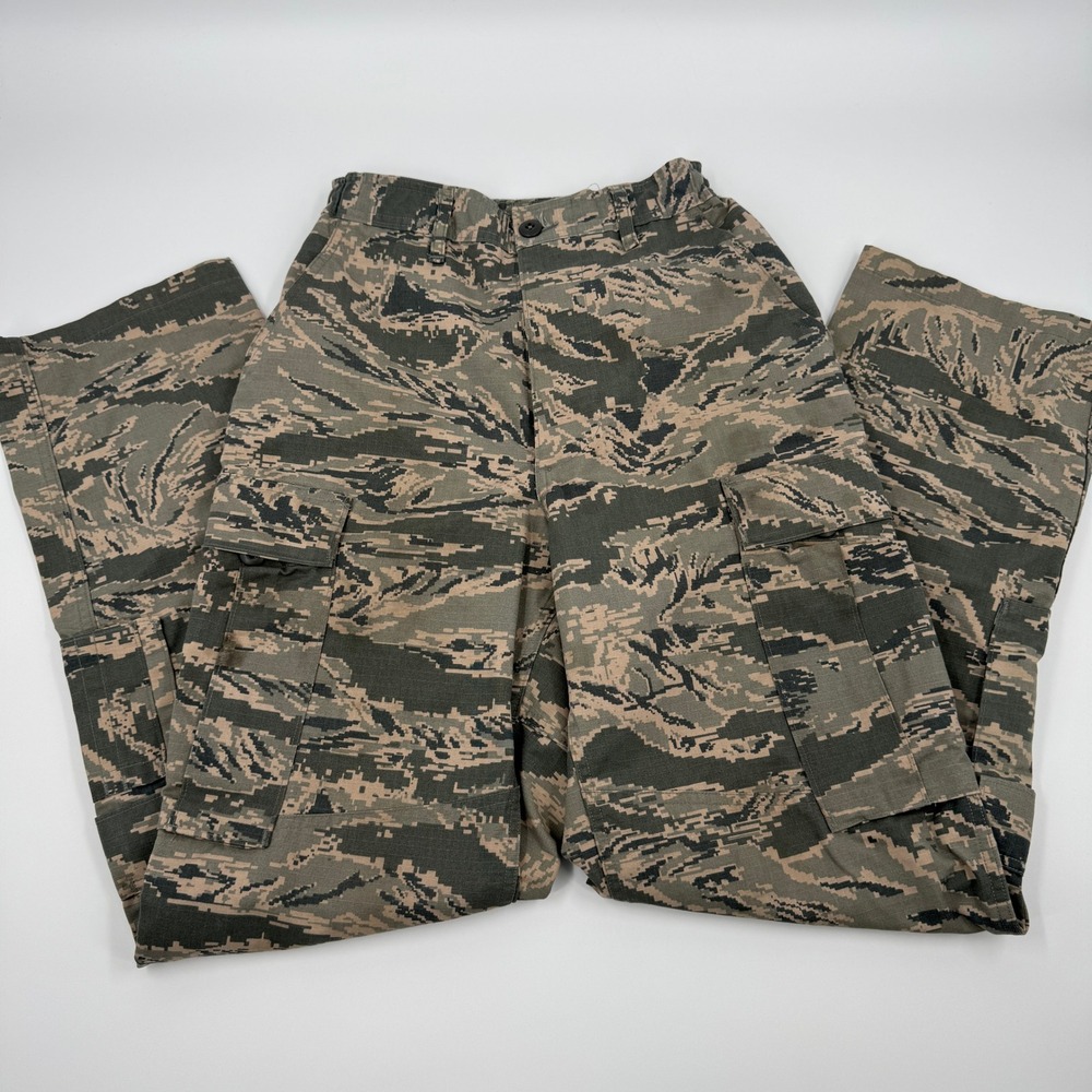 US Air Force ABU Digital Tiger Stripe Camo‎ Cargo Pants 28L SPE1C1-14-D-B005